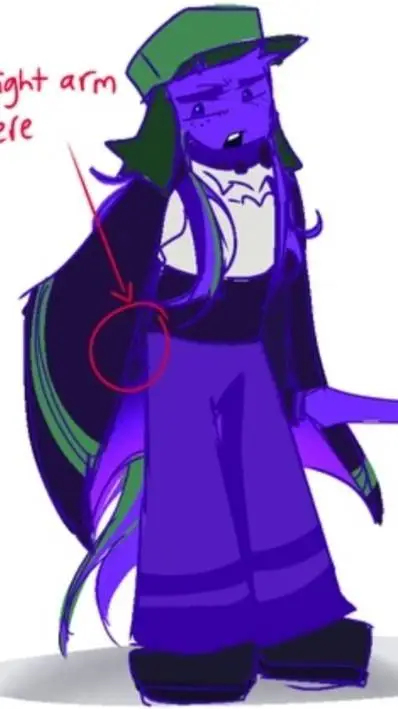 ai character: Purple Noob background