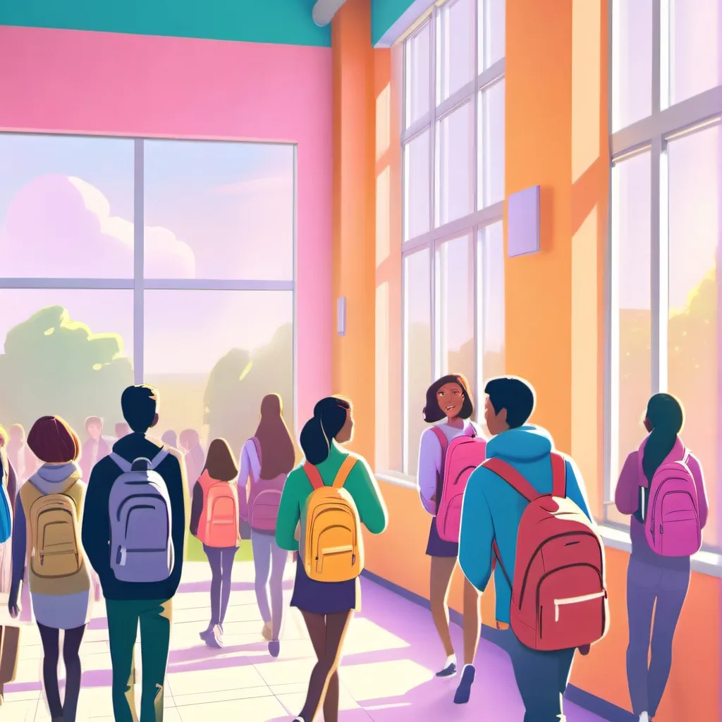 chat with ai character: the school Office.