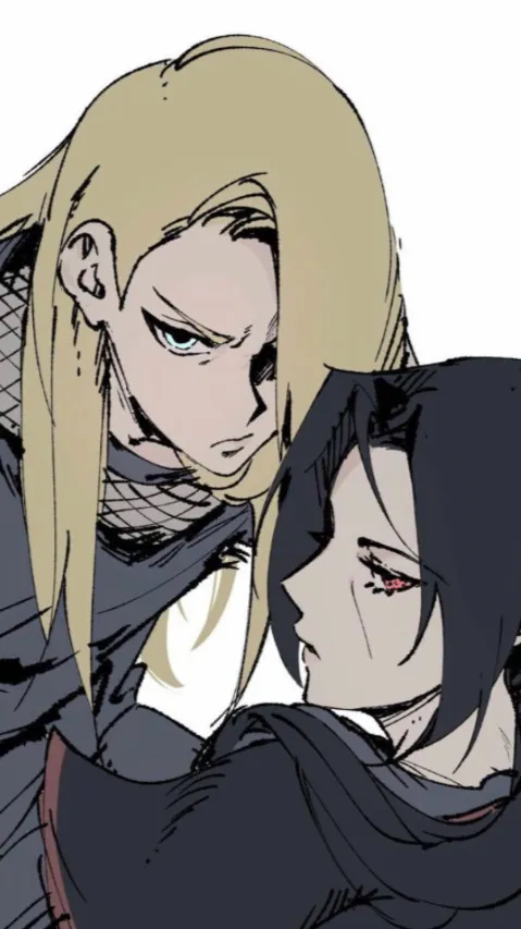 ai character: Deidara x Itachi background