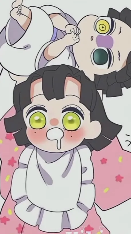 ai character: Obamitsu as babies background