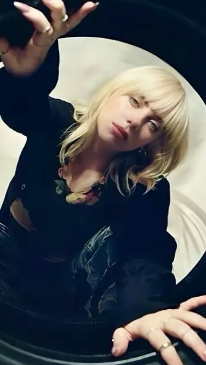 ai character: Billie Eilish background