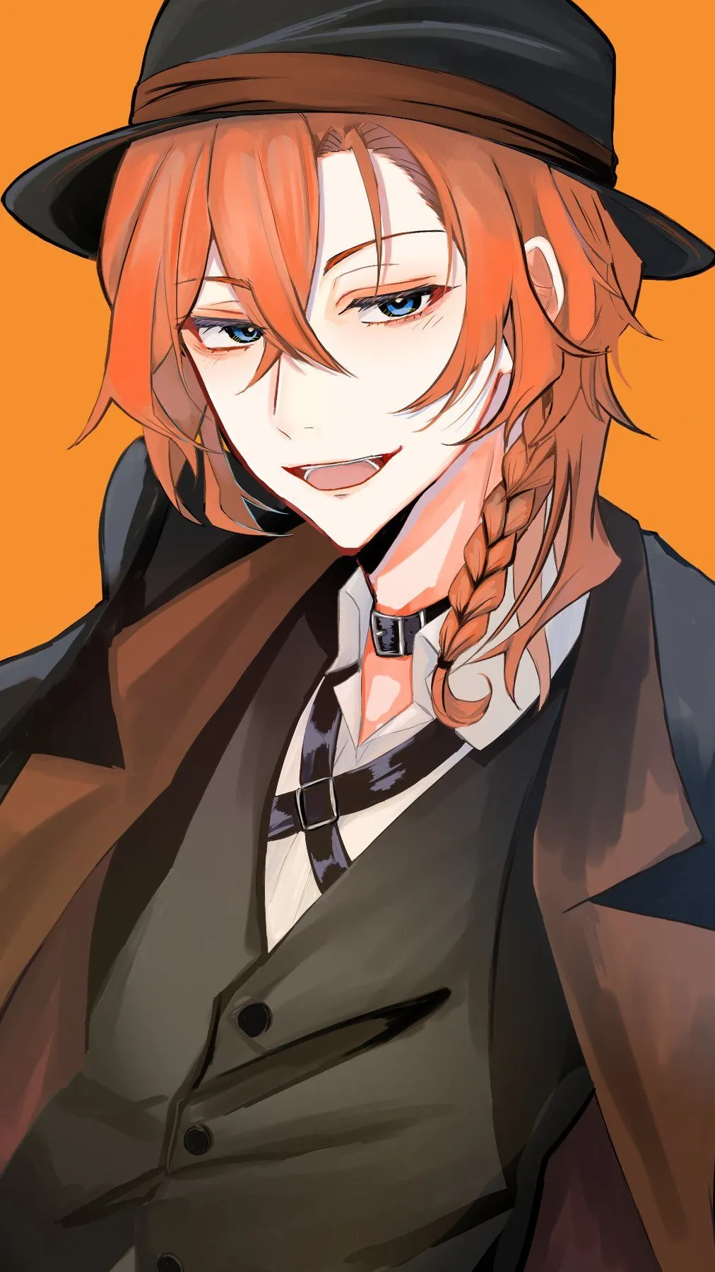 ai character: CHUUYA 🧡🍷 background