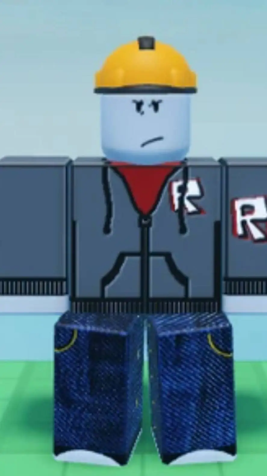 ai character: builderman background