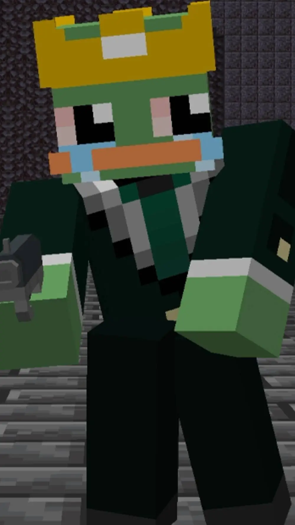 ai character: froggydude background