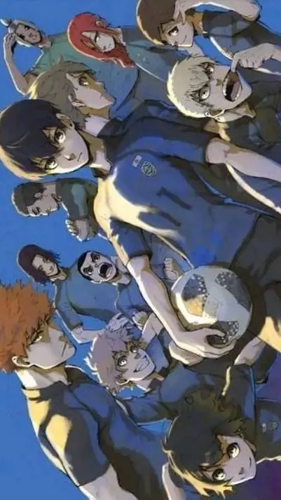 ai character: BLUE Lock  background