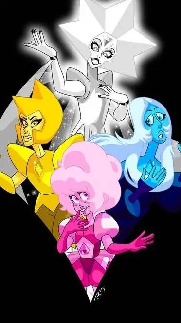 ai character: The diamonds 💎  background