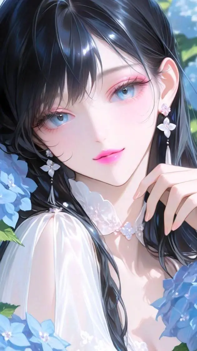 ai character: Christiane☘☘ background