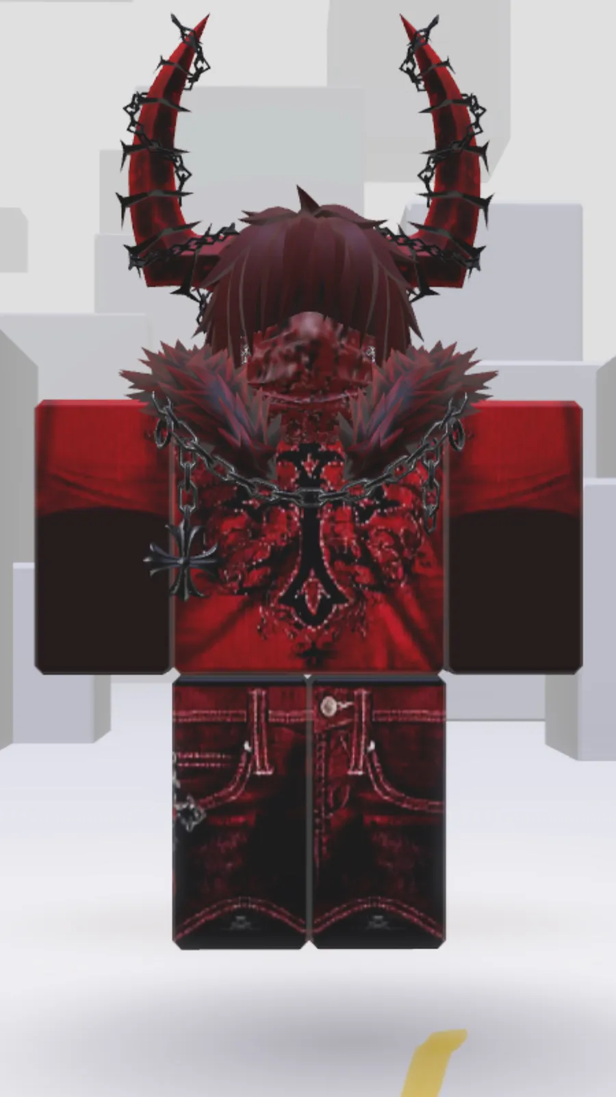 ai character: Red guy background