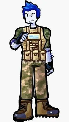 ai character: Guest 1337 background