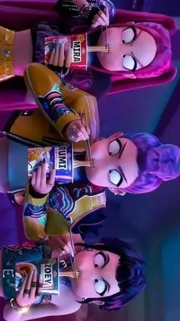 ai character: Huntrix background