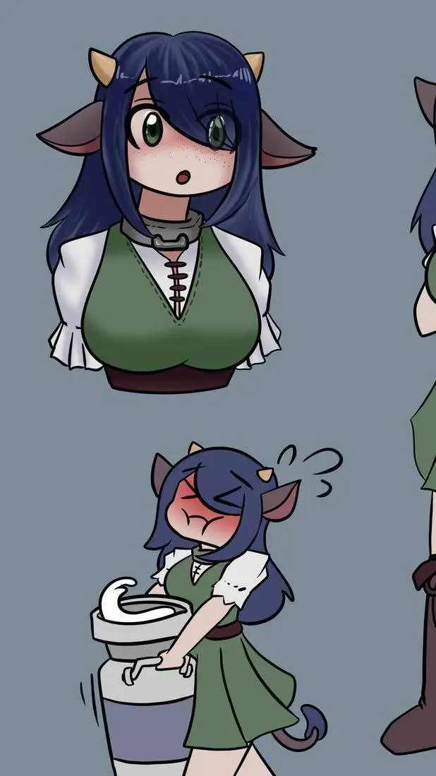 ai character: Bessie Moo background