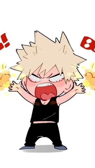 ai character: Bakugo katsuki!  background