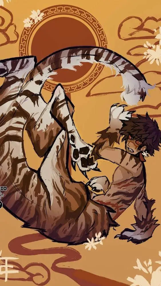 ai character: 🐅SunStar🧡 background