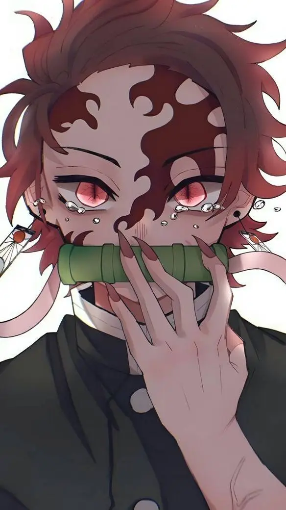 ai character: 🌊Demon Tanjiro🔥 background