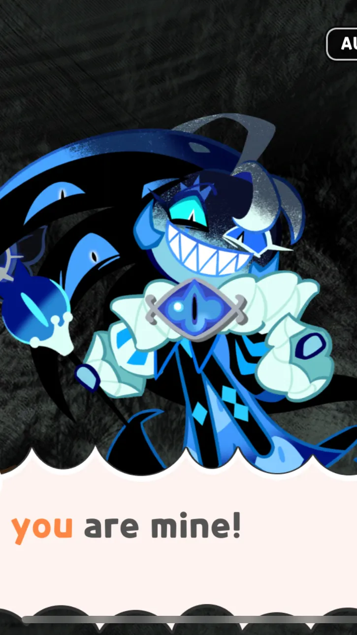 ai character: Shadow milk cookie background