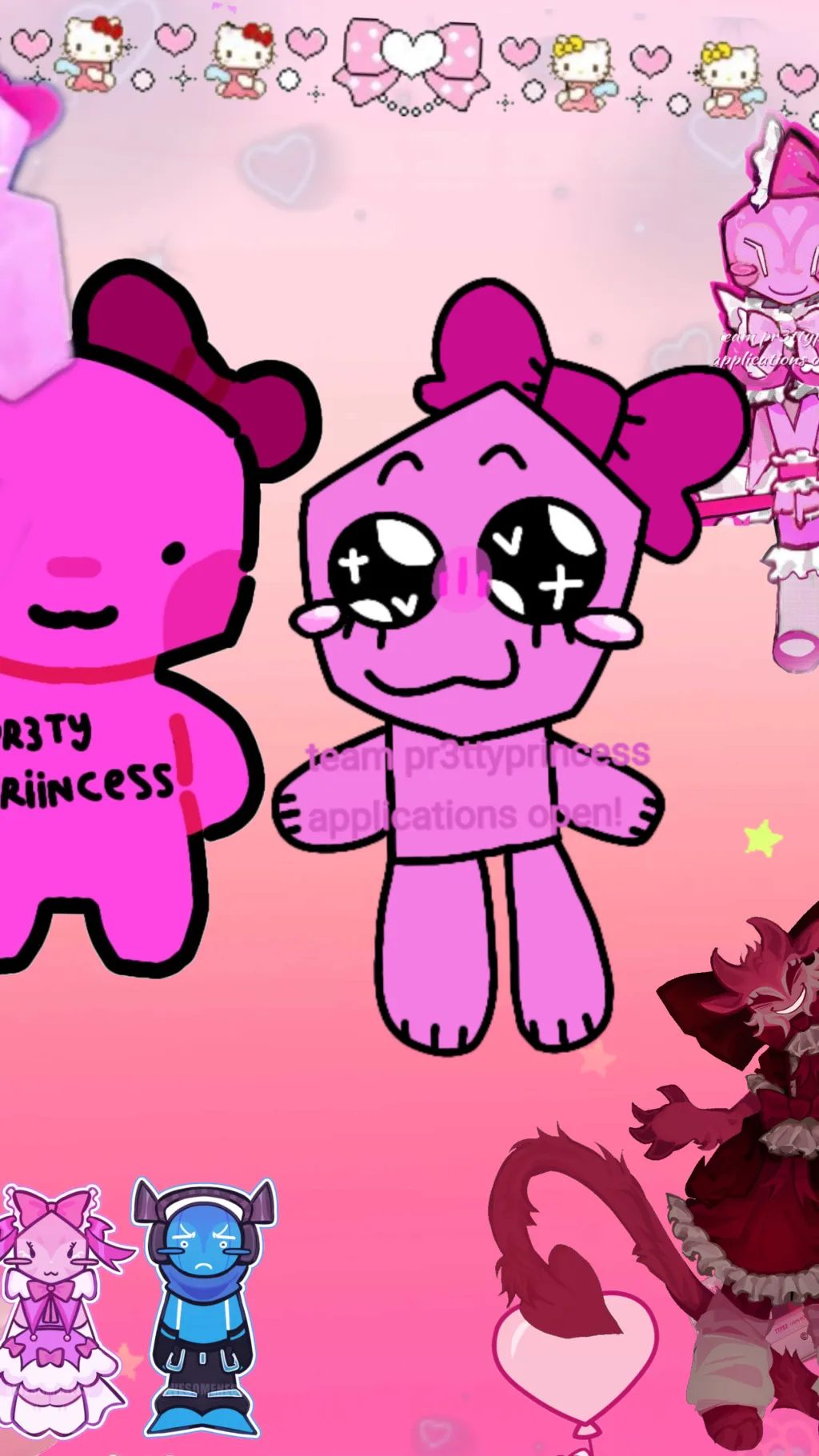 ai character: Pretty princess background