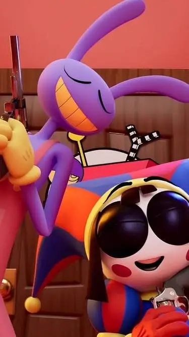 ai character: Funnybunny  background