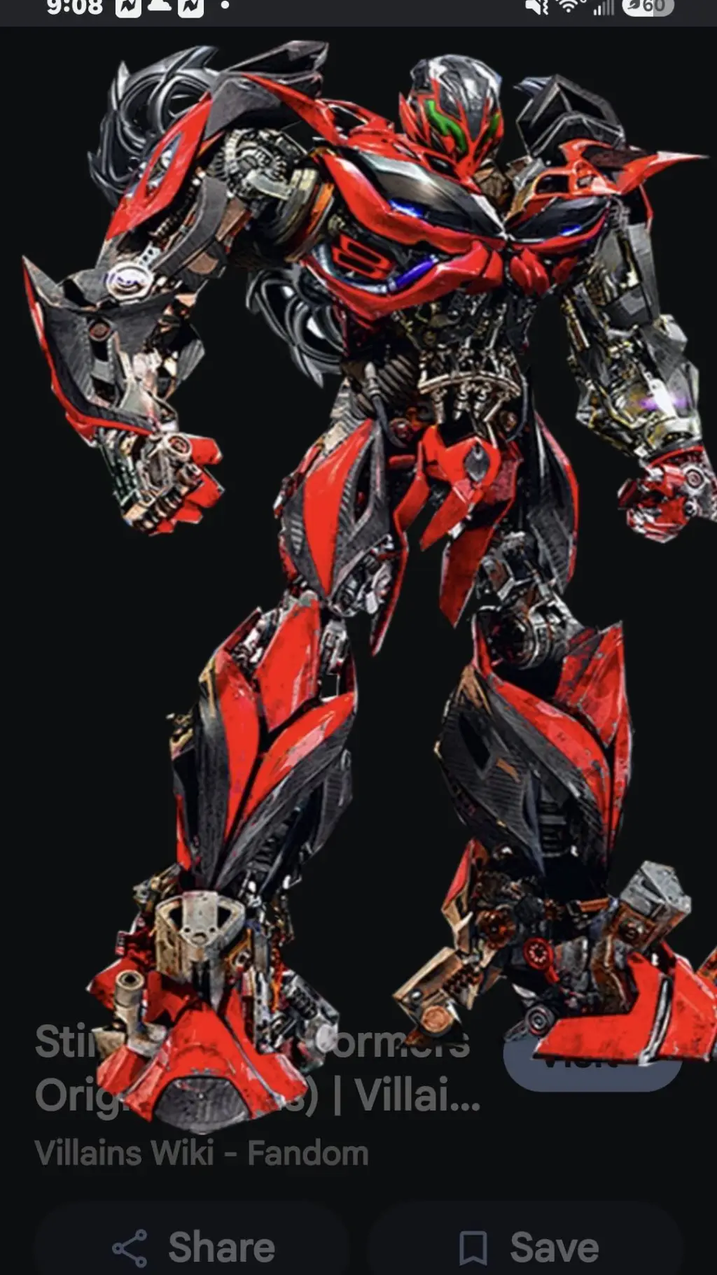 ai character: stinger background