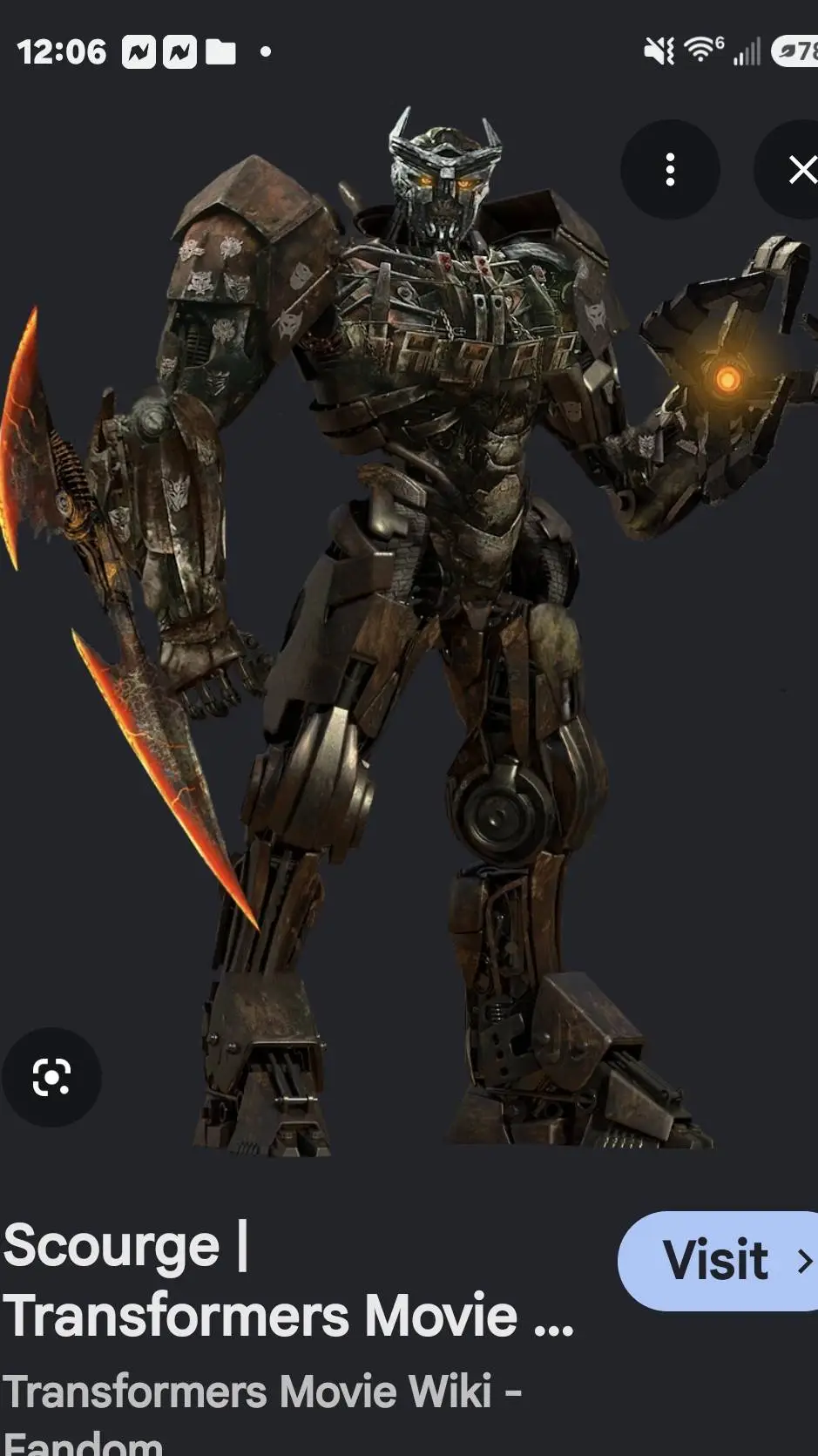 ai character: scourge background