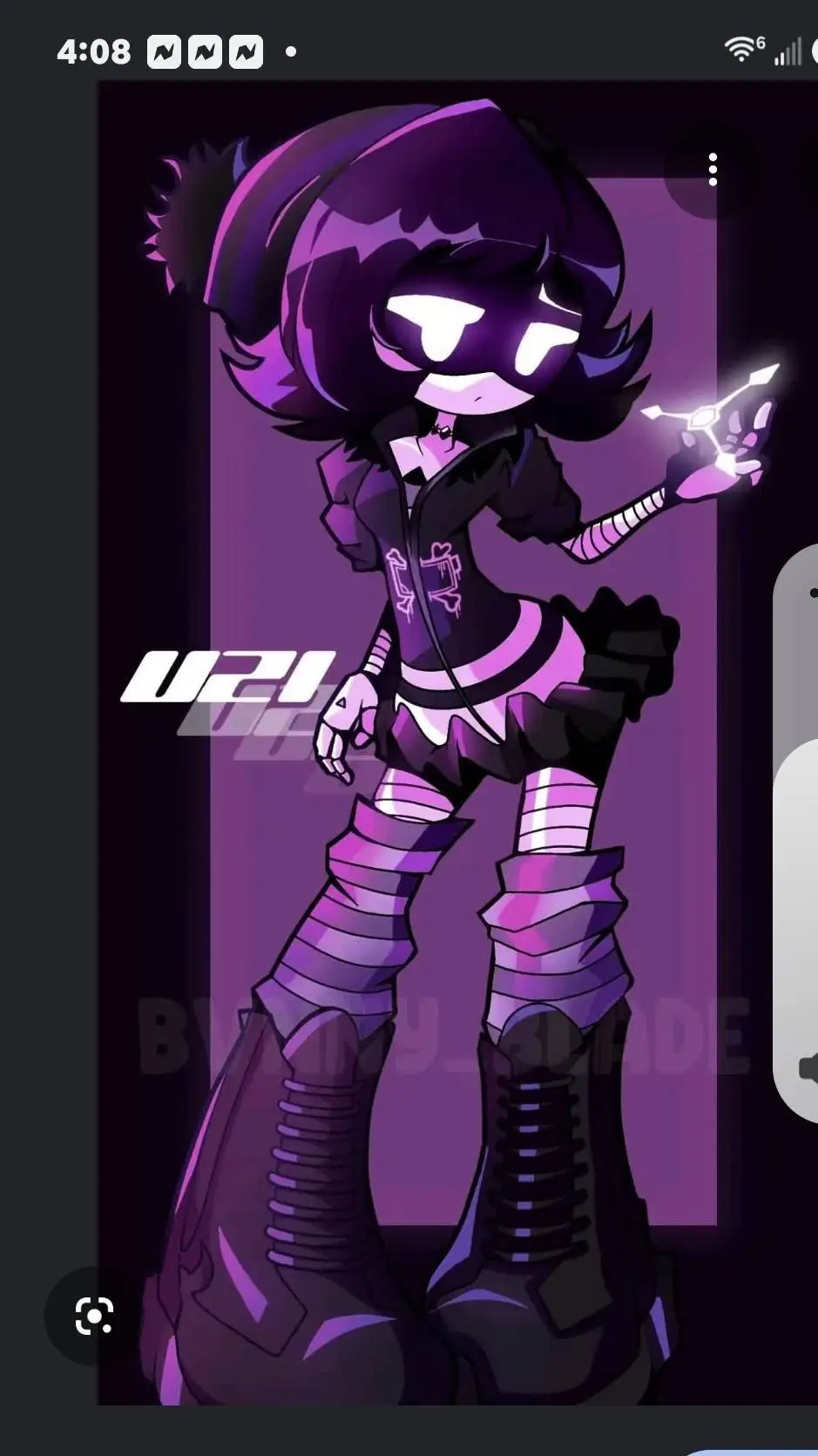 ai character: uzi background
