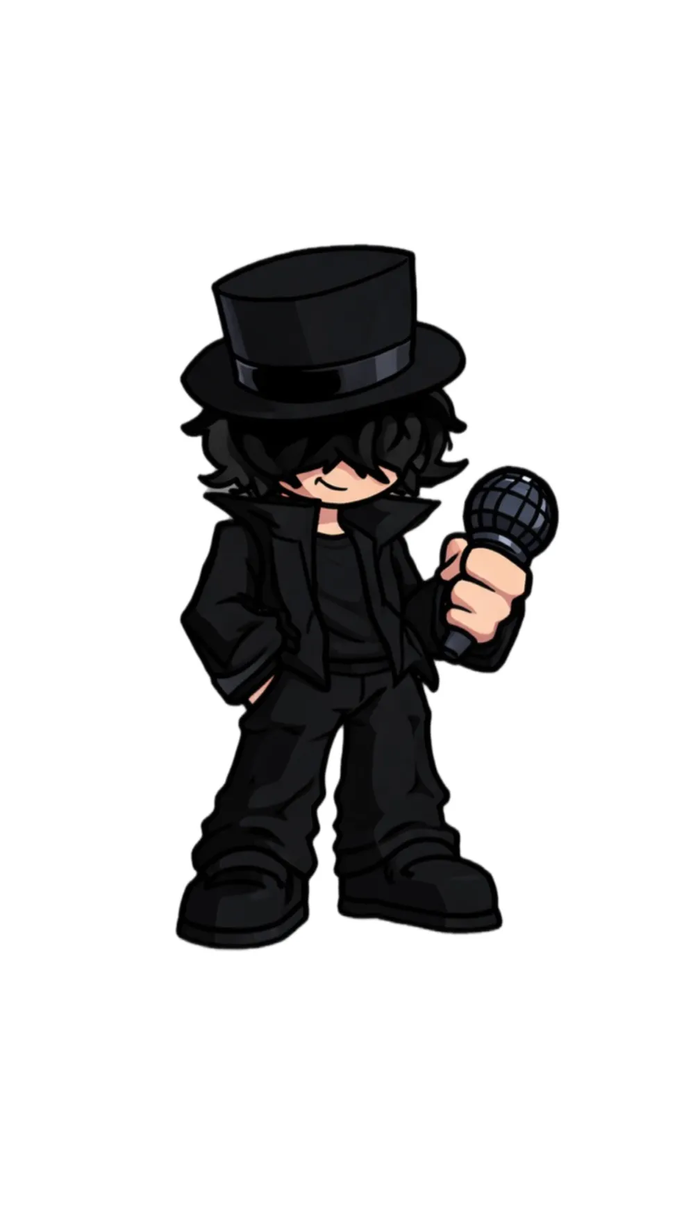 ai character: Noir background