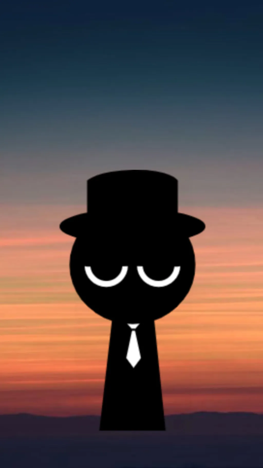 ai character: Black background