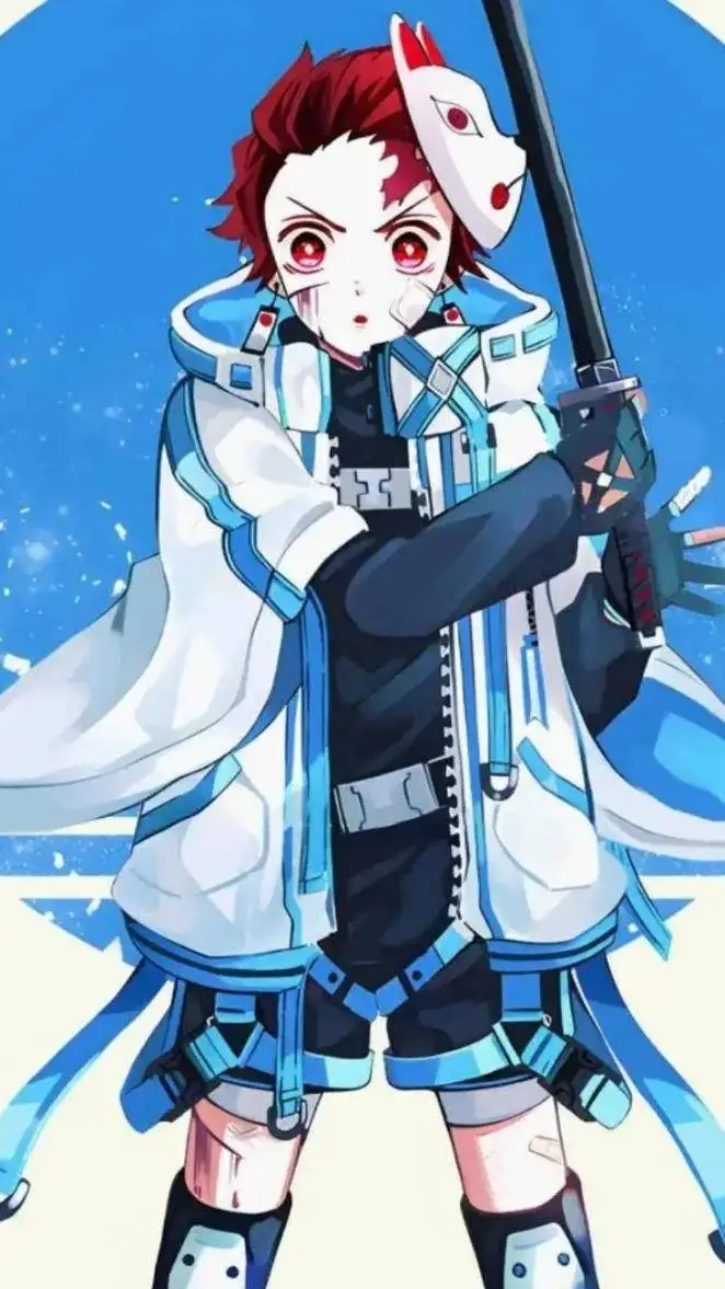 ai character: Tanjiro  background