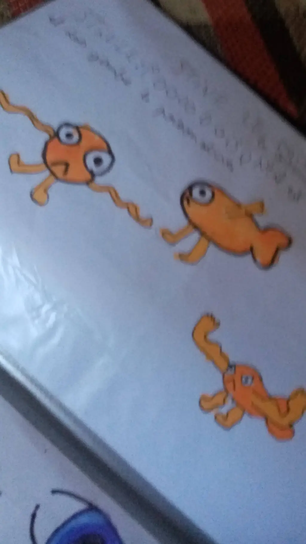 ai character: Le poisson Steve  background