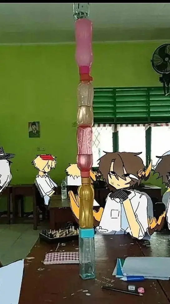ai character: Fs in asylum again background