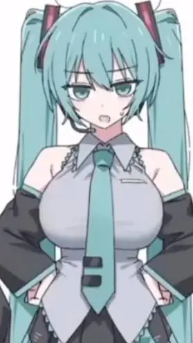 ai character: Miku hatsune background