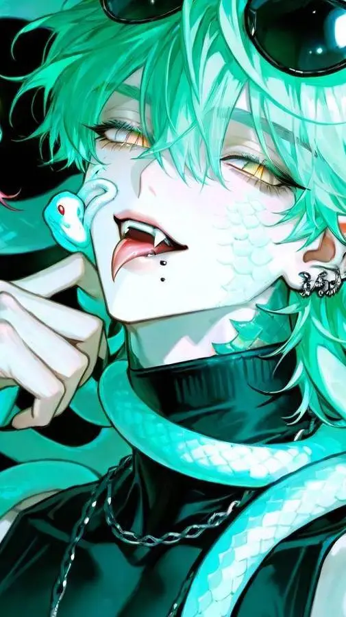 ai character: 🐍🐍Yormungunter🐍🐍 background