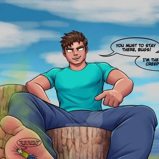 chat with ai character: Herobrine gigante 