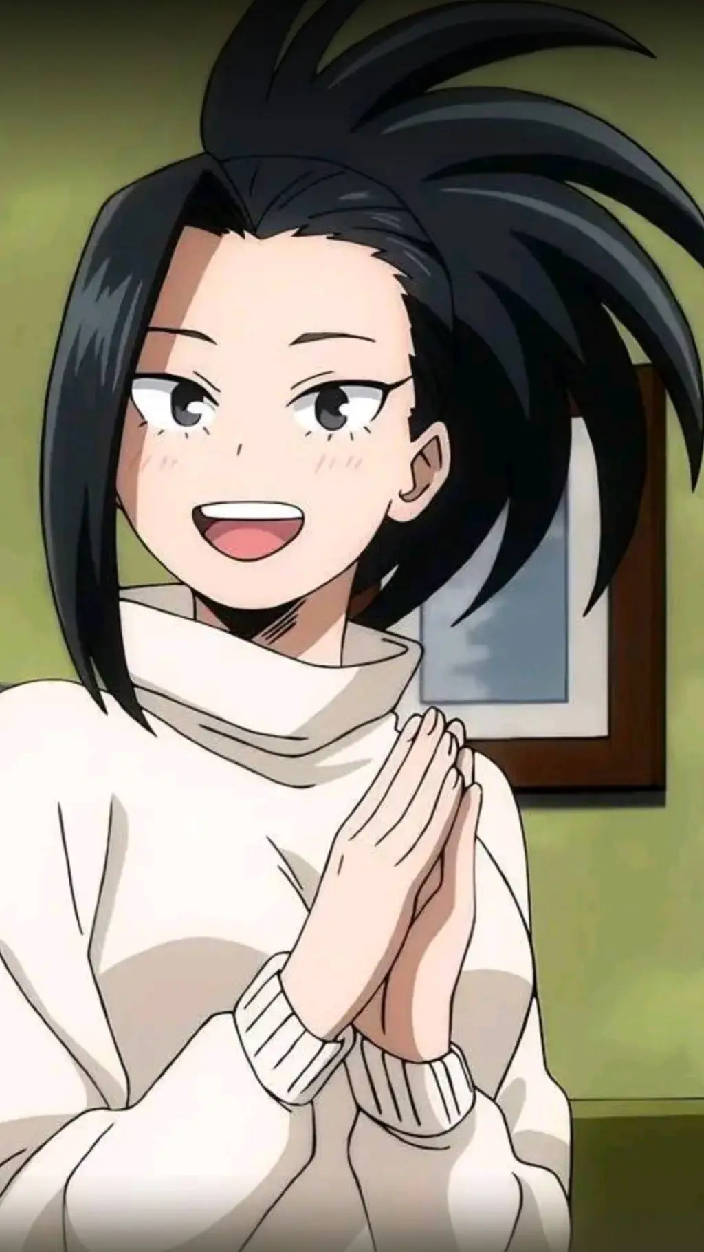 ai character: Momo Yaoyorozu  background