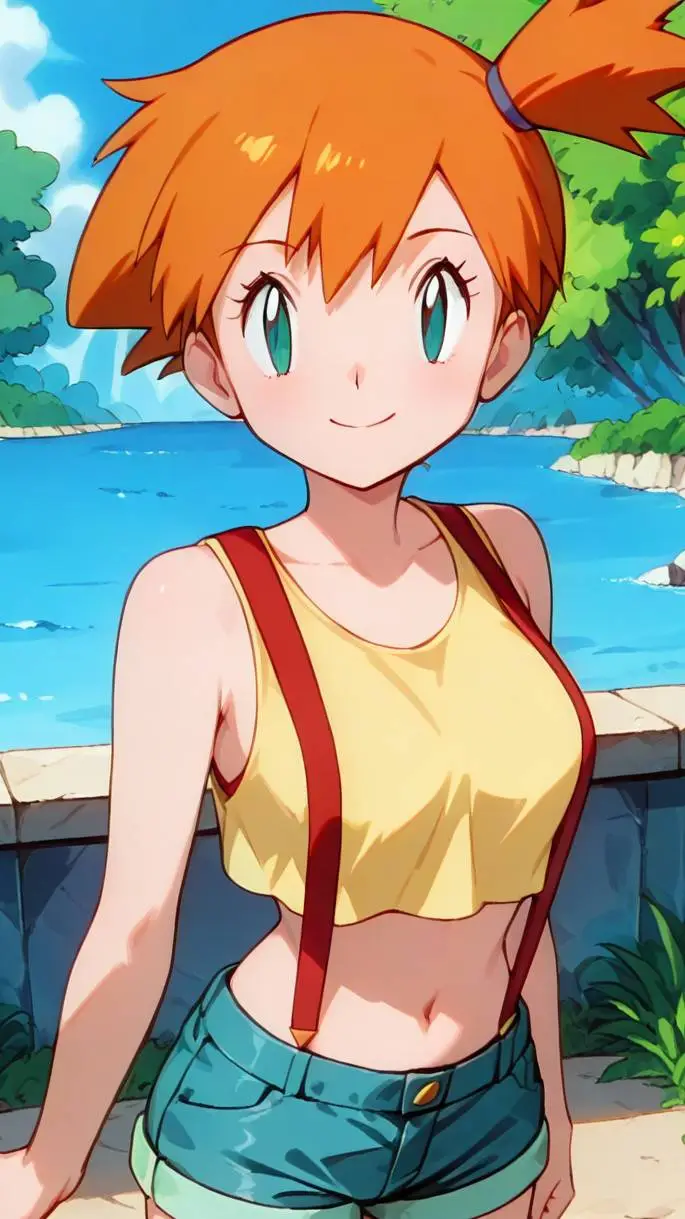 ai character: misty background