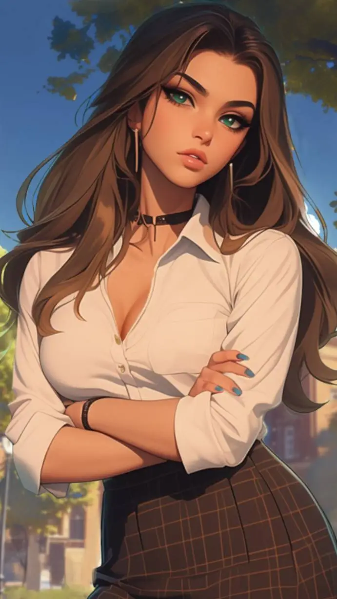 ai character: Emma  background