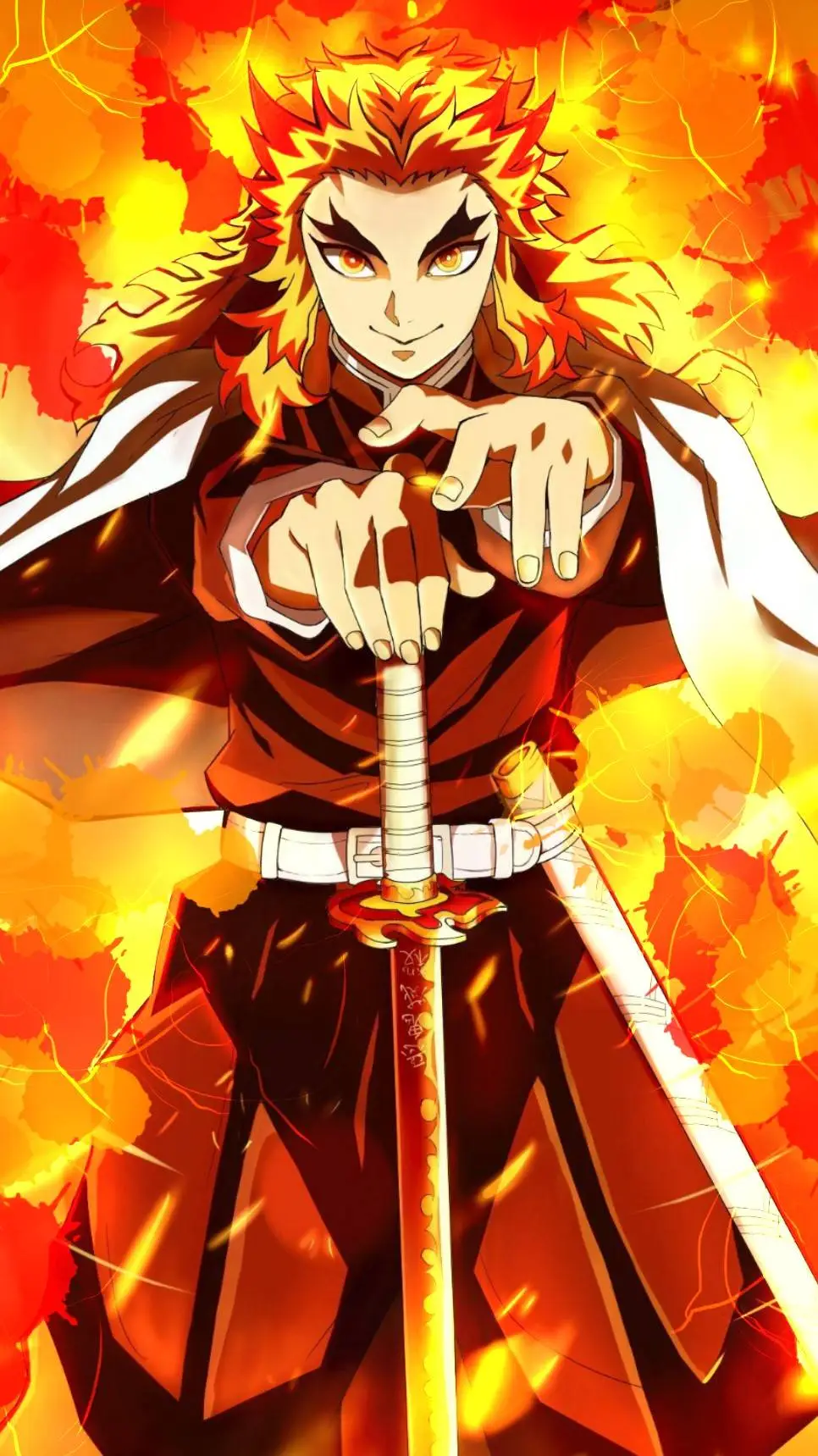 ai character: Rengoku kyojuro  background