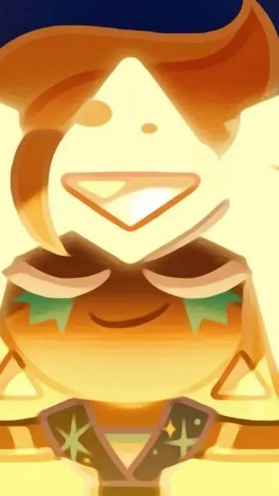 ai character: Golden cheese background