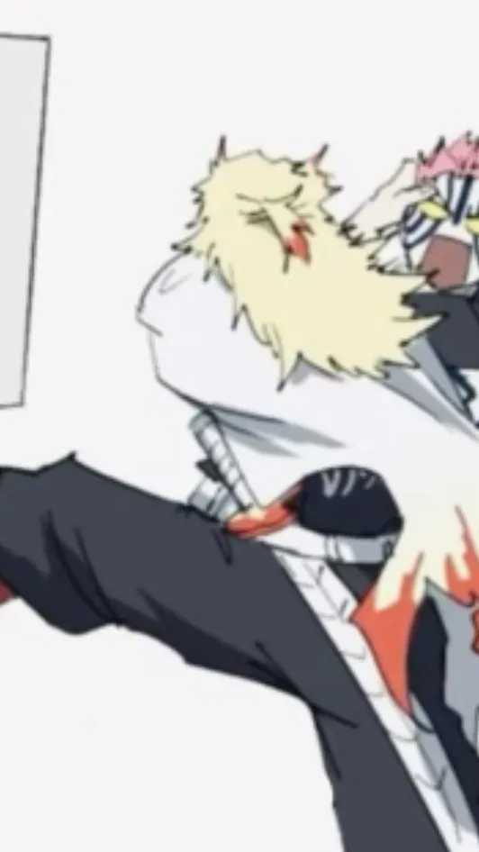 ai character: Rengoku and akaza background