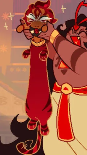 ai character: BurningSpiceCookie background