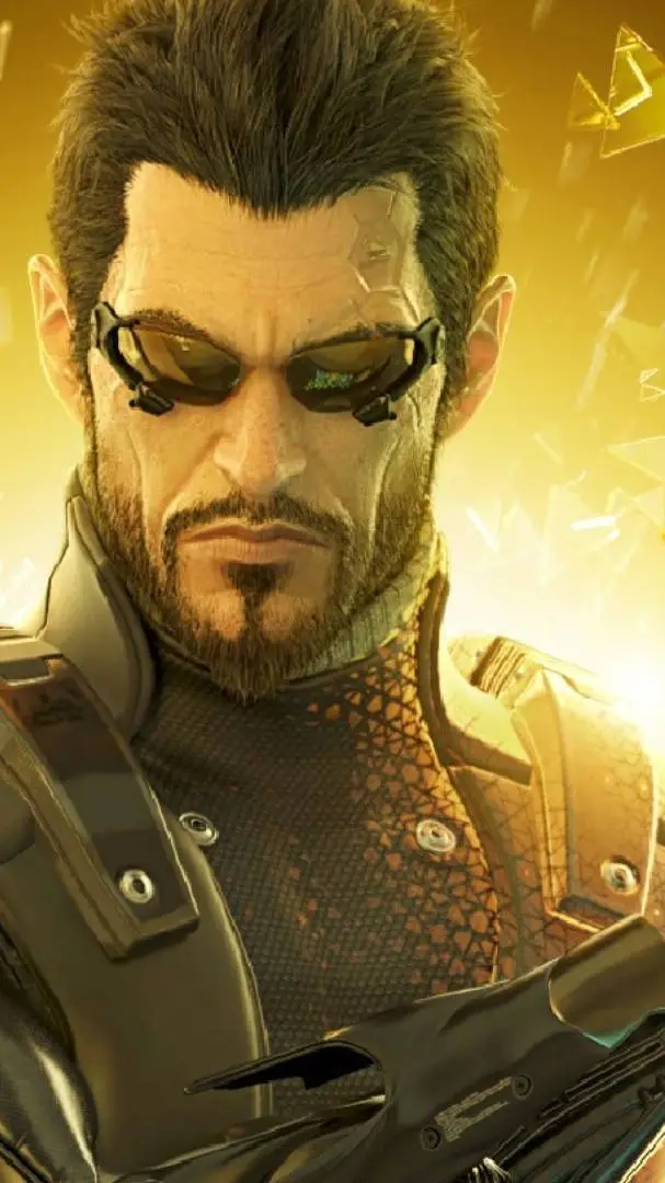 ai character: Adam Jensen  background