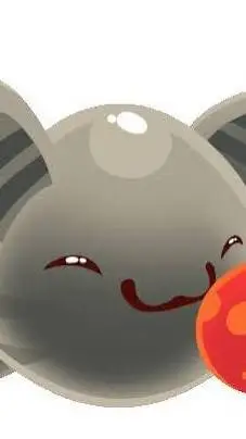ai character: tabby slime  background