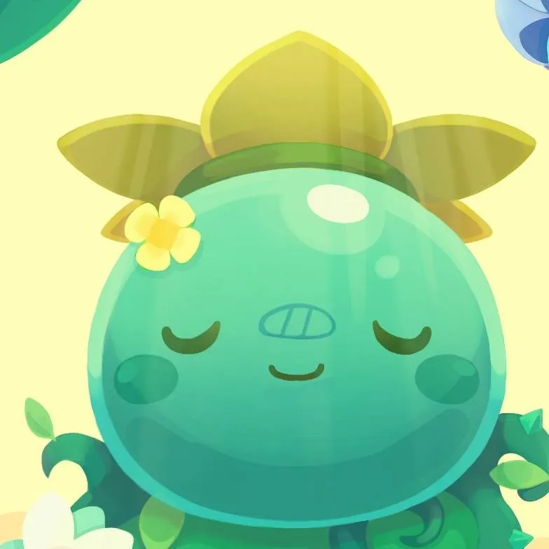 chat with ai character: tangle slime
