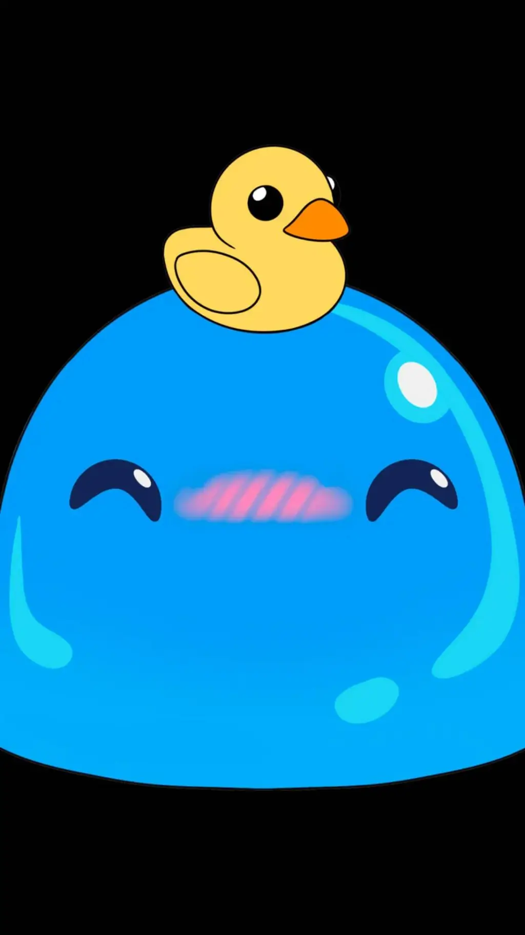 ai character: puddle slime background