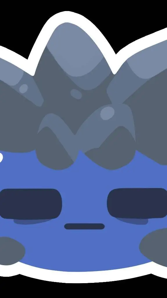 ai character: rock slime background