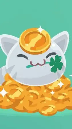 ai character: lucky slime background