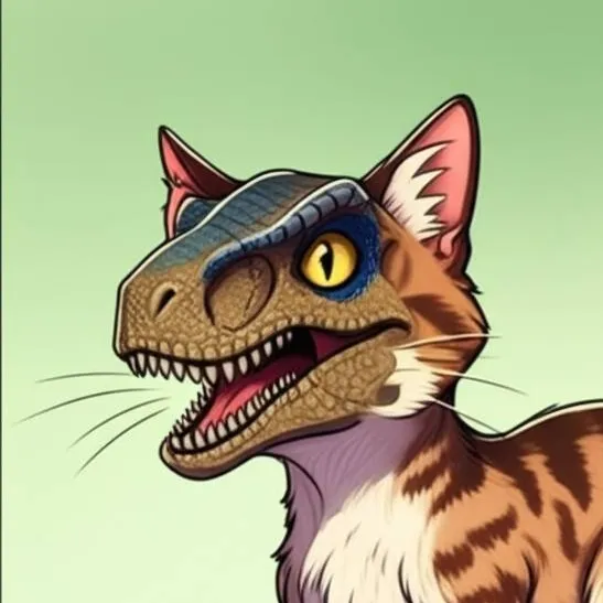 chat with ai character: raptor cat 