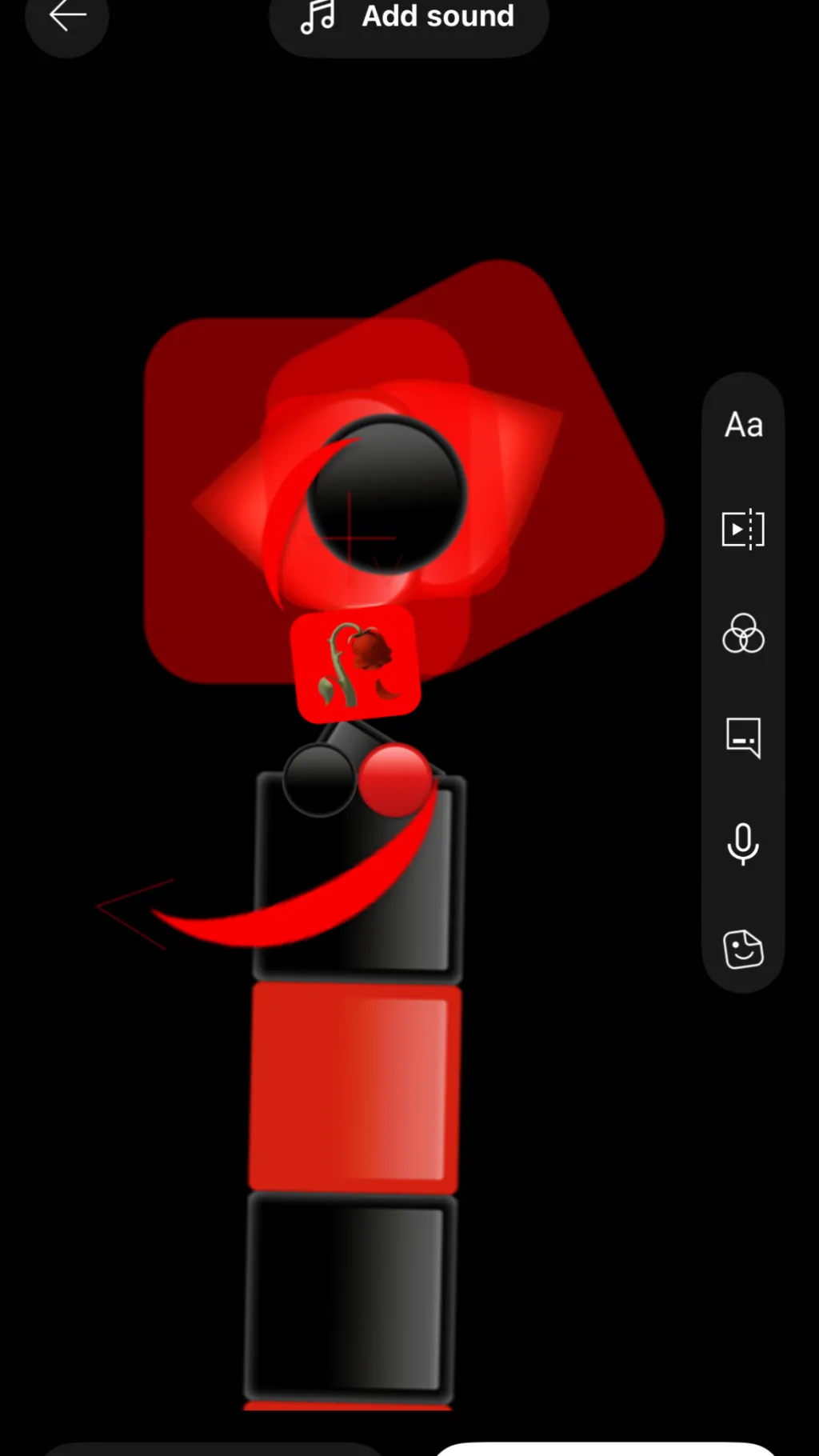 ai character: Scary tired background