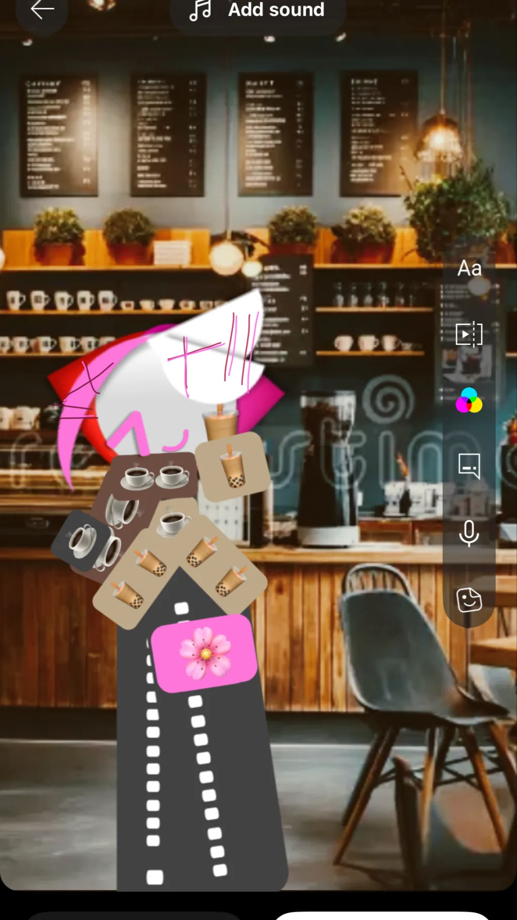 ai character: Tired and you: 3 background