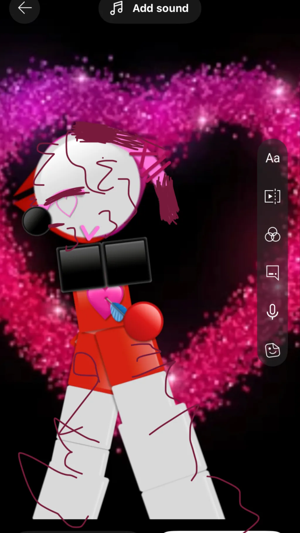 ai character: Tired background