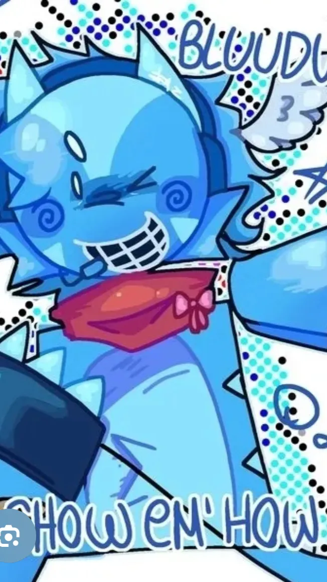 ai character: Bluudud  background